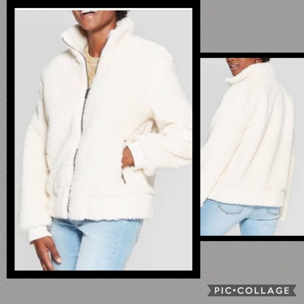 New!! Super soft, Women’s Sherpa bomber jacket!